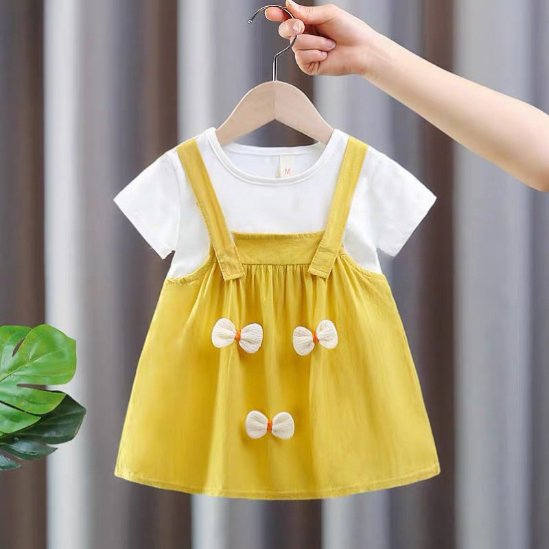 幼児夏服純綿スタイルスカート韓国風ベビー0-1歳プリンセススカート3女の赤ちゃん夏スカート薄い|undefined
