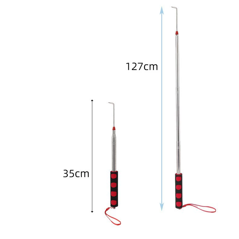 Полиэтиленовая пленка из нержавеющей стали Телескопический крючок сломанная Пленка воздушный крючок чеснок выбрать артефактный крючок для рассады чеснока полиэтиленовая пленка крюк для рассады сельскохозяйственные инструменты