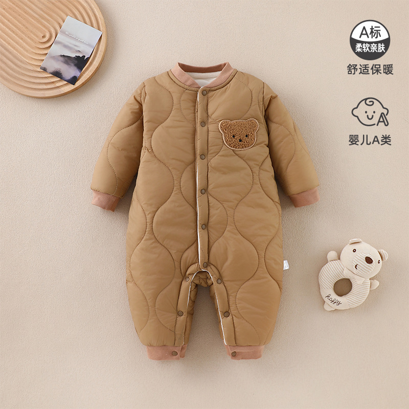 다크브라운 베어 [면 점프수트 120g]