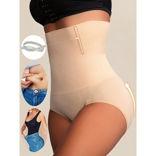 Cross-border best-selling high-waist postpartum abdominal compression seamless belly-binding buttock-lifting shaping body stocking without trace stomach-binding abdominal compression pants