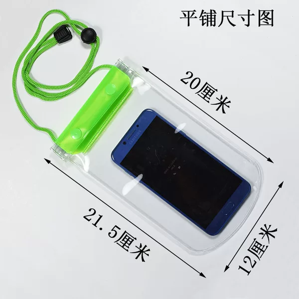 Mobile Phone Waterproof Bag, Sealed, Fully Transparent, Touch Screen Photo Hanging Neck Diving Cover, Takeaway Rainproof Bag, Rechargeable and Lightweight