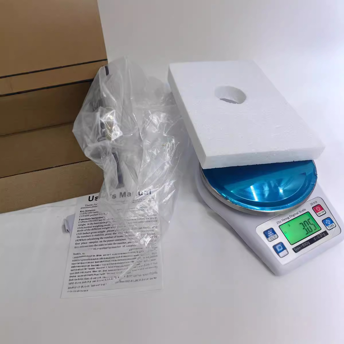 Escala de cocina Escala electrónica doméstica 2024 nueva escala de oro 3kg / 0.01g exportación Escala de alta precisión +