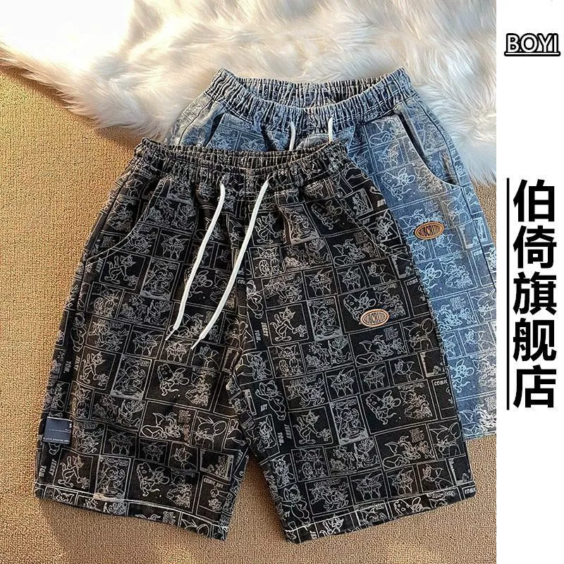 Джинсовая юбка, шорты, джинсы, oversize