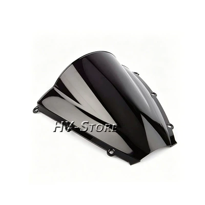 Suitable for Honda Cbr600Rr F5 2003-2004 Front Windshield Modification, Competitive Windscreen Deflector (Motorcycle front windshield) - black