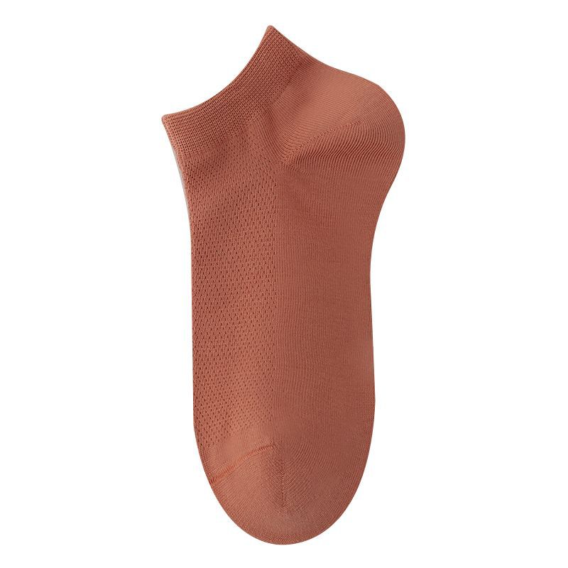 女性用靴下 夏用 薄手 綿100% メッシュ 通気性 無地 2025年新作 人気商品 卸売 湖北省諸曁市 源泉工場