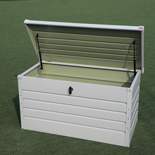 室外储物箱 条纹镂空储纳箱 多尺寸室外防雨箱子 大容积箱