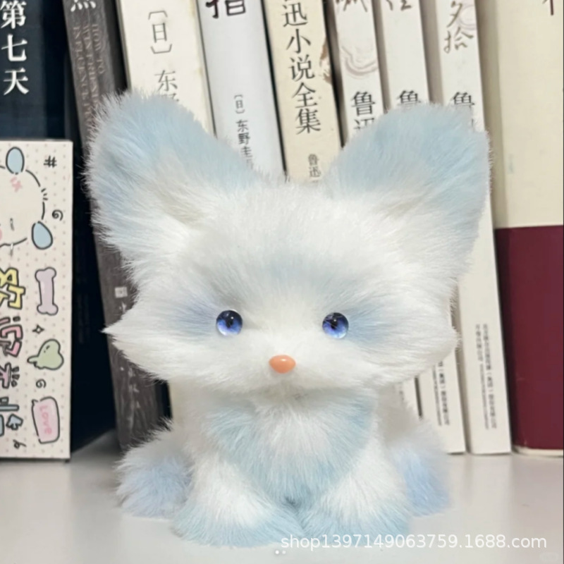 ねじり棒のキツネちゃんDIY材料バッグは簡単で、デスクトップに誕生日プレゼントをプレゼントします。|undefined