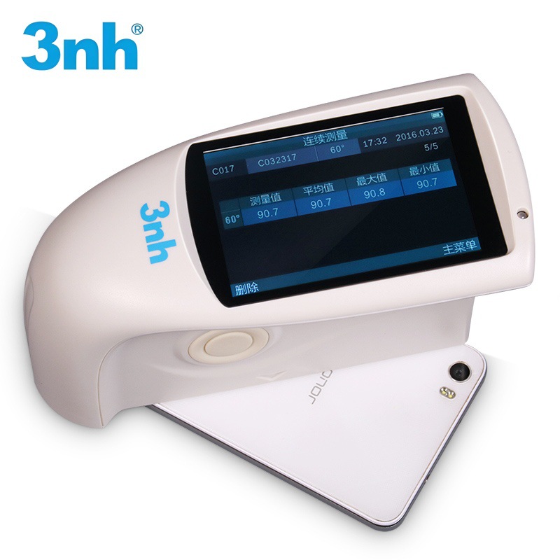 三恩时NHG60智能型光泽度仪 60度精准测量 轻便高效便携式色差计