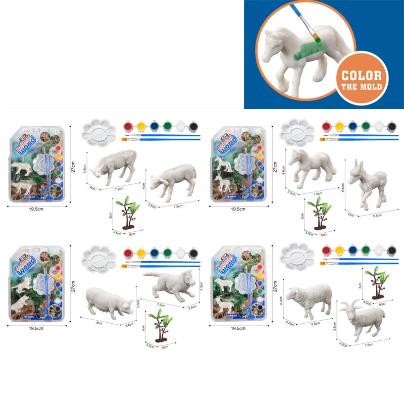 Детская раскрашиваемая игрушка, набор,Pigment farm, интерактивная раскраска, ручная работа, граффити