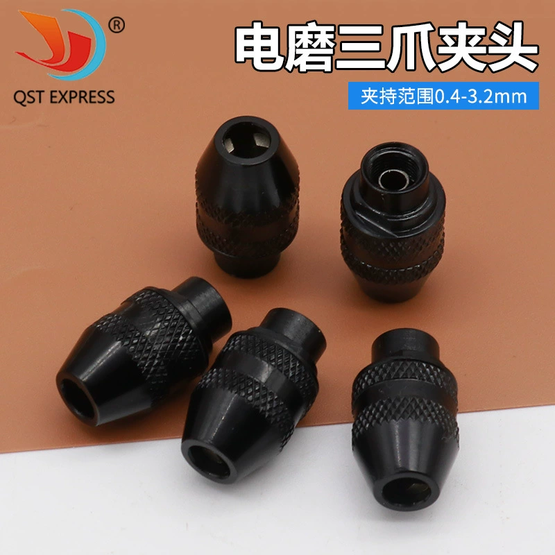 Оптовый электрический шлифовальный патрон Электрические шлифовальные принадлежности трехкулачковый мини-Сверлильный Патрон Зажим 0,4-3,2 мм
