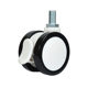 Medical 2.5 inch m8m10m12 screw universal wheel with brake caster mute wheel