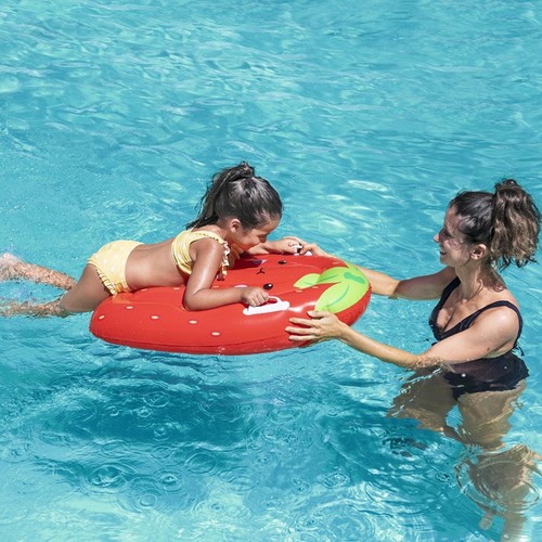 Thickened Kids Inflatable Surf Board Water Floating Foam Board Raft Swimming Cushion with Dual Handles