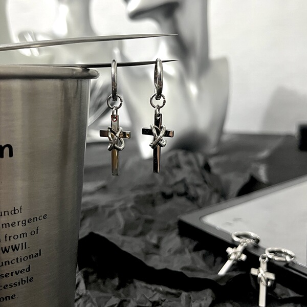 Small earrings stainless steel