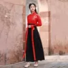 Sun Girl Red + Black Suit
