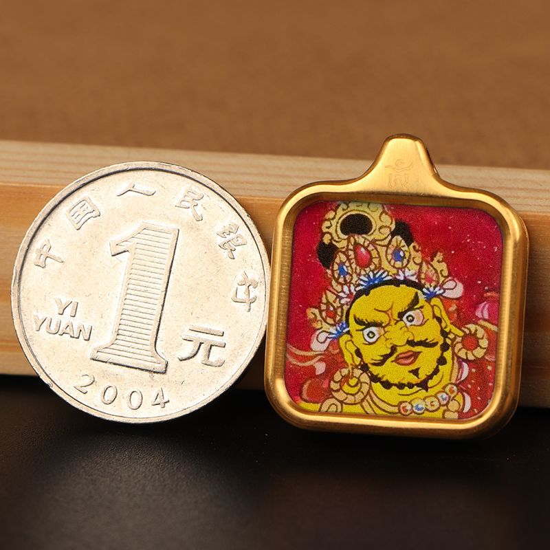 Kaifeng mini colgante Tangka Huang Zakilam tibetano joyería collar de marca budista ventas calientes