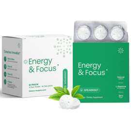 跨境TK热销NeuroGum Energy Caffeine Gum薄荷味咖啡压片糖现货