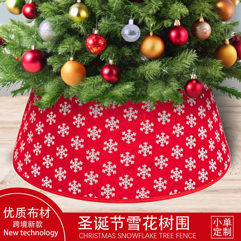 Nuevos copo de nieve de Navidad árbol de Navidad collar valla decoración escenas de diseño accesorios artesanías