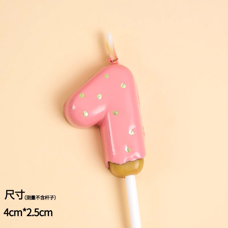 Mayorista retro dibujos animados de chocolate de dos colores molde de galletas de ducha 0 - 9 velas digitales tarta de cumpleaños