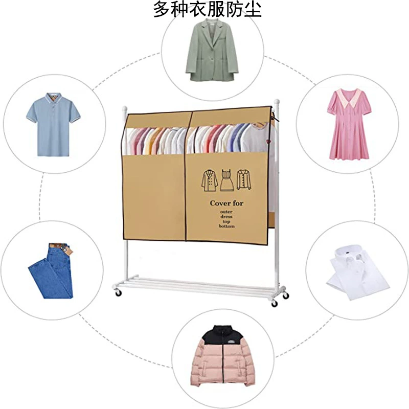 Dust cover, dustproof three dimensional hanger, oxford cloth
