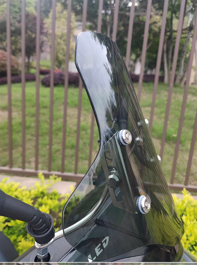 Suitable for Haojue Afr125 Windscreen, Scooter Front Windshield, Suzuki Uy125 Windshield Modification