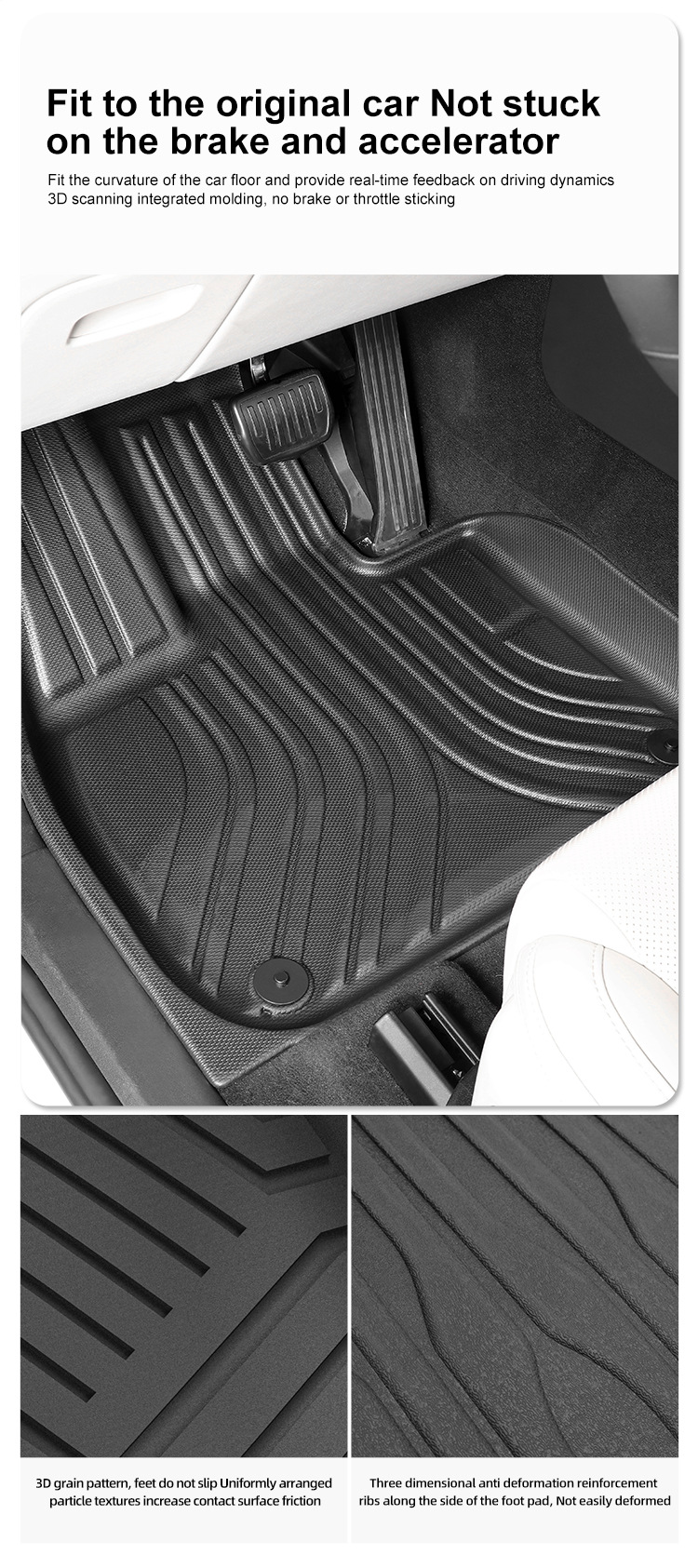 Suitable for 20-25 Tiggo Tiggo4 Pro/Tiggo4 Car Floor Mats, Fully Environmentally Friendly Tpe Trunk Mats