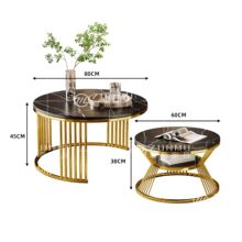 现代款茶几不锈钢玻璃花架客厅大理石电视柜组合简约边几厂家定做