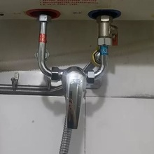 淋浴花灑304不銹鋼明裝電熱水器家用混合閥U型浴室大全通用創意