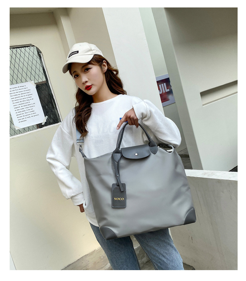 Unisex Basic Solid Color Oxford Cloth Travel Bags display picture 3