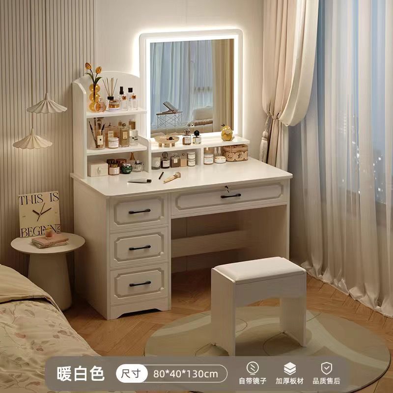 Fábrica directa de dormitorio pequeño simple mesas de vestuario dormitorio simple moderno gabinete de almacenamiento de mesa de vestuario una