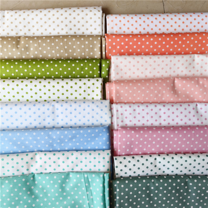Cotton fabric wave point water Jade point twill print bedding clothes cotton fabric wholesale