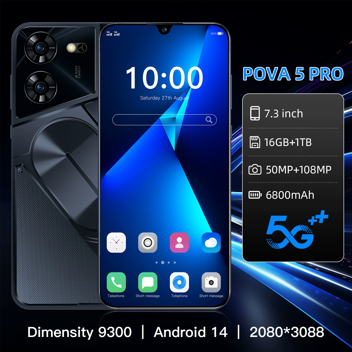5 POVA5 Pro мобильный телефон POVA5 Pro