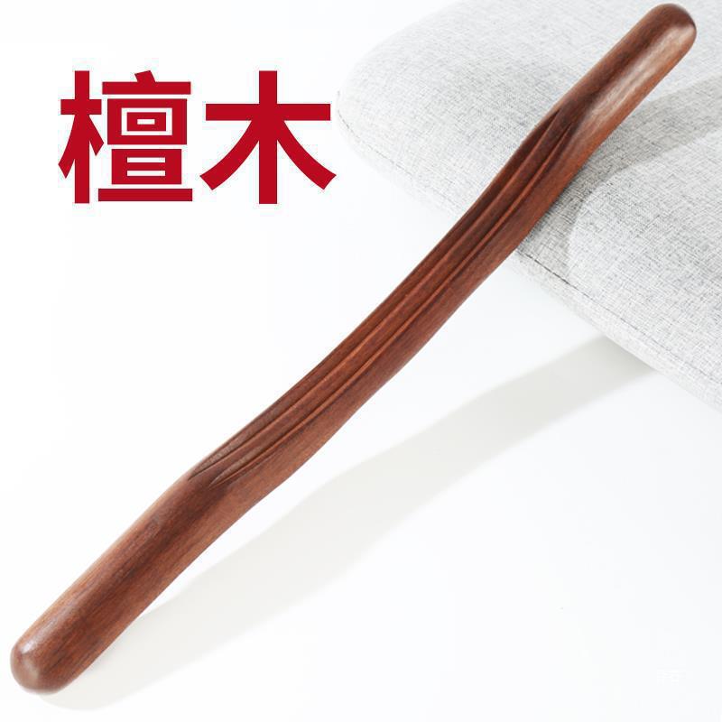 Professional Full-Body Meridian Massage Stick, Back Muscle Massage Stick, Solid Wood Sandalwood Massage Stick, Gua Sha Stick, Universal