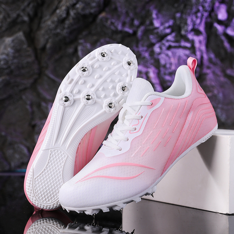 Zapatillas de Atletismo con Clavos Malla, TPU Ligero para Atletismo y Carrera image 1