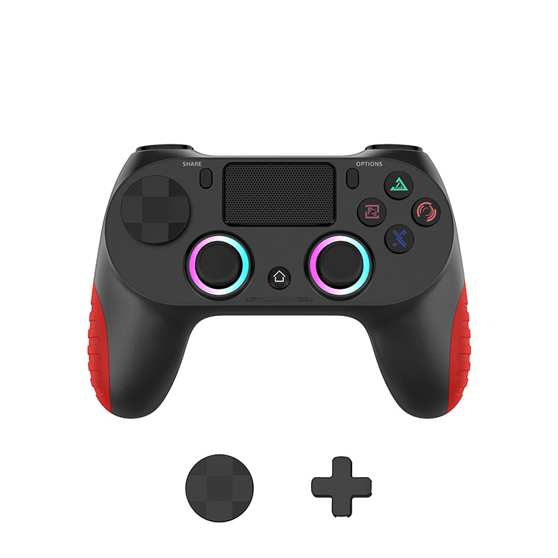 Konsolenspiel der vierten Generation mit einstellbarem RGB-Licht P4 Wireless Bluetooth Controller_voghion.com