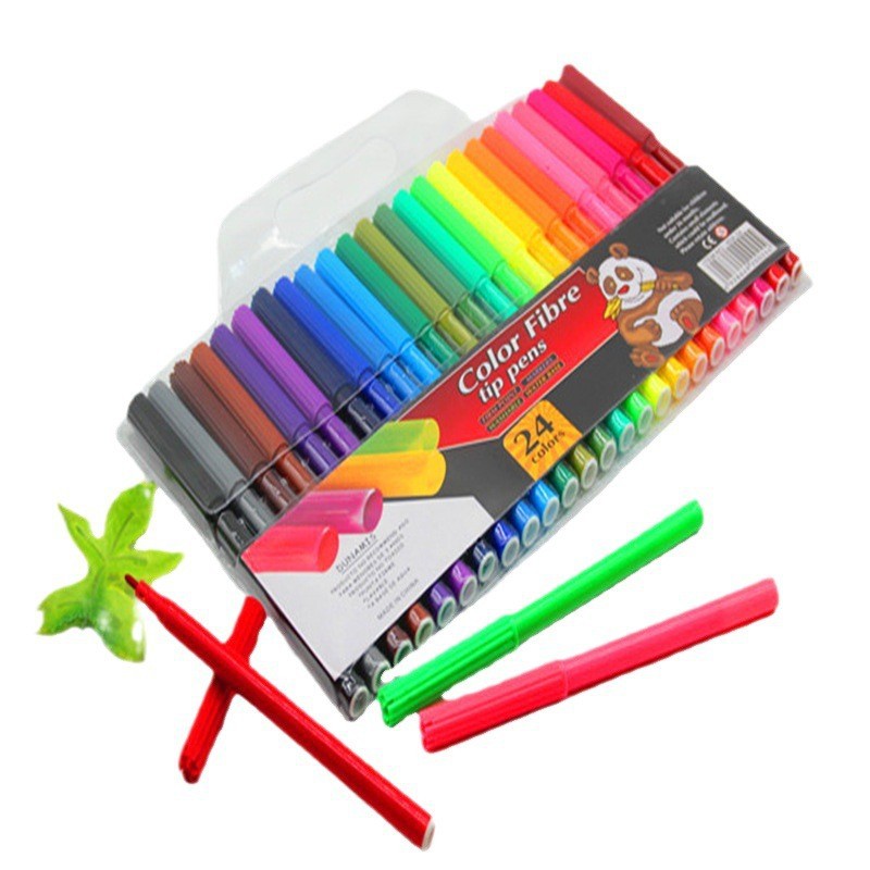 El fabricante produce útiles de arte para niños, bolígrafos de dibujo, bolígrafos de colores de 6, 12 y 24 colores, bolígrafos de acuarela para niños, bolígrafos de dibujo al por mayor.
