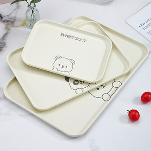 Rectangular Tray Ins Style Display Water Cup Coffee Storage Tray Commercial Catering Plastic Fruit Snack Tray