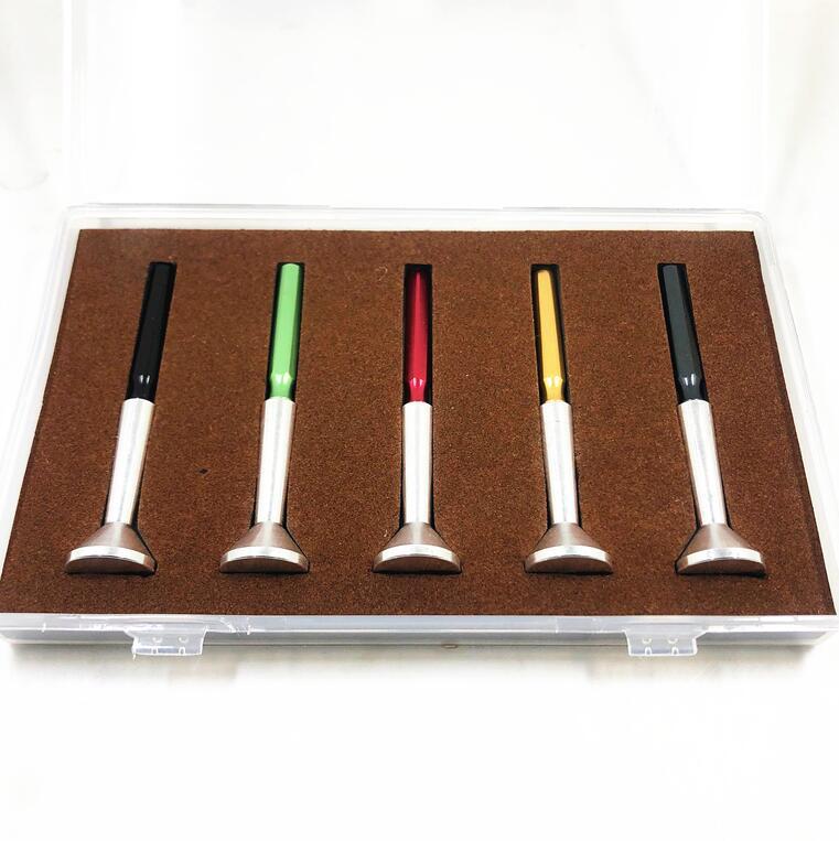 修表工具 金属油笔注油笔点油笔蘸油笔机芯加油含底座 一套5支装