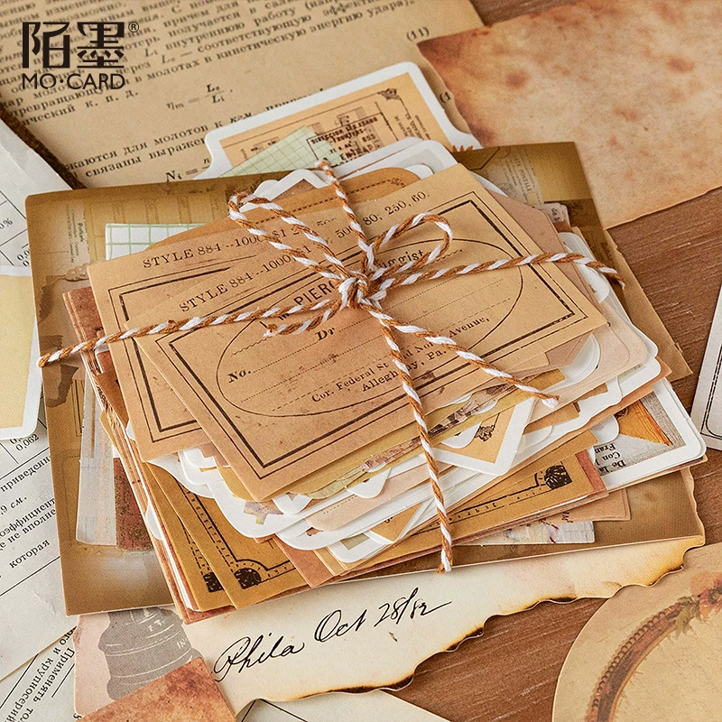 Коллекция материалов Mo Mo Серия Базовый литературный цветовой справочник Сообщение Оставить баллы и поломанные украшения Бумага