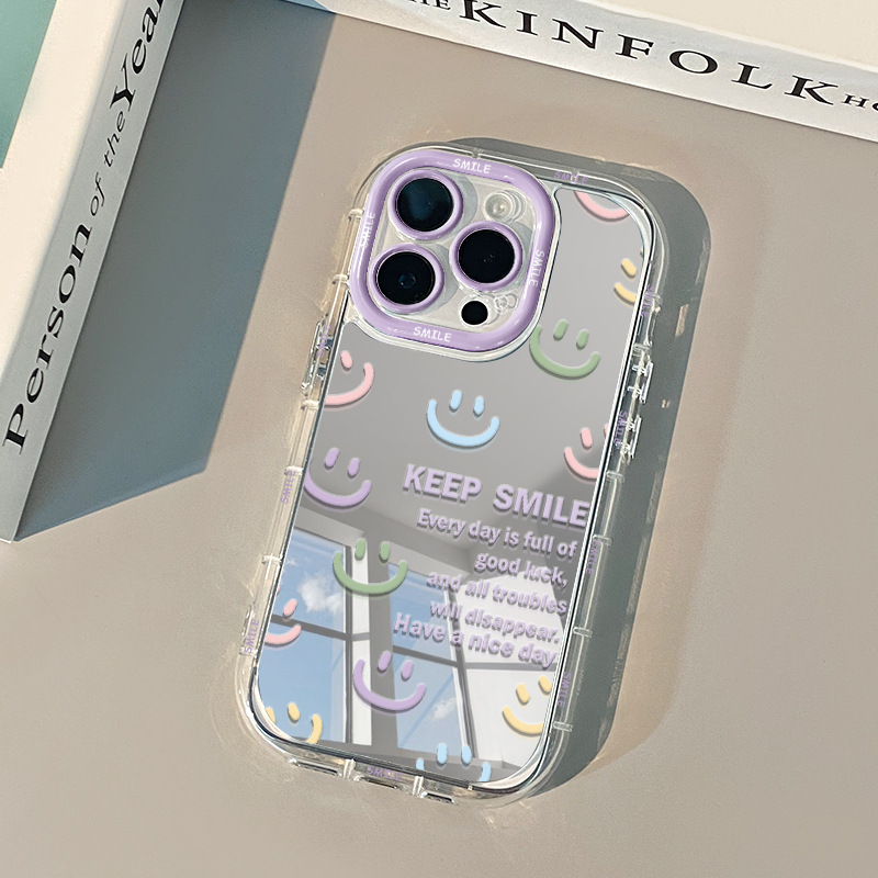 Phone Cases Classification Tpu Letter Smiley Face Cartoon Style Cute Phone Cases Phone Accessories