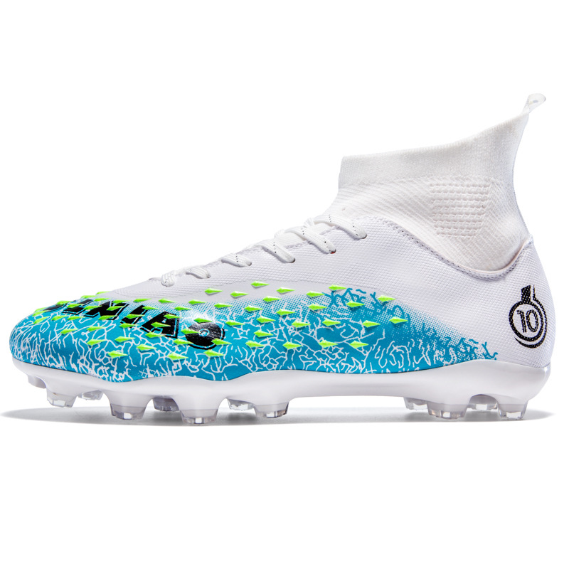 Zapatos de fútbol transfronterizos de alta altura, zapatos de fútbol, zapatos de entrenamiento para estudiantes, hombres, adolescentes adultos