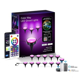 Courtyard Underground Light led Fantasy Lawn Light Music Light Ground Light String WiFi Smart Light String Atmosphere Light