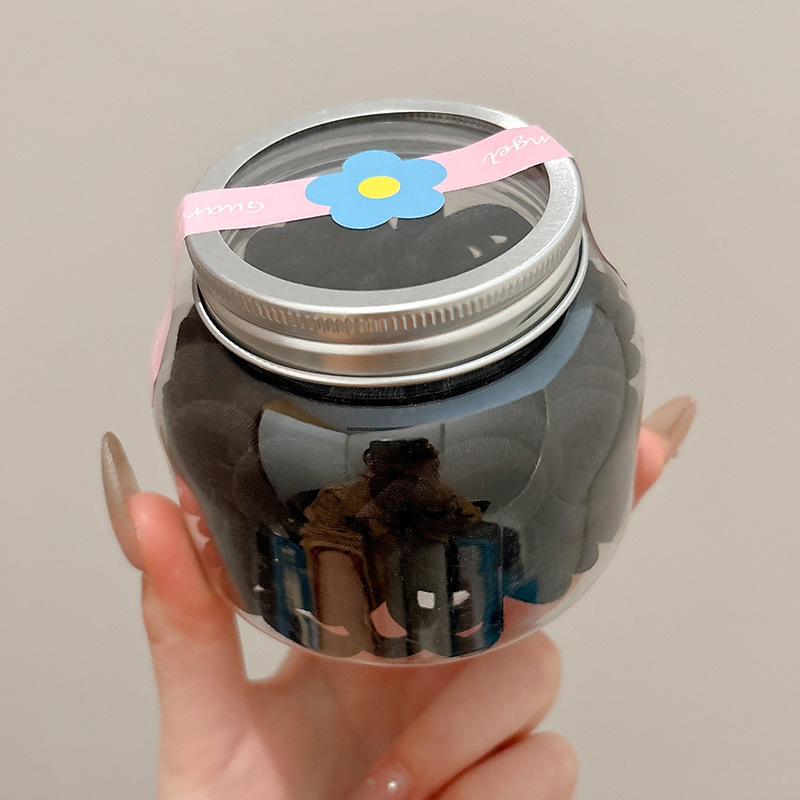 Anillo para el cabello de los niños, banda de goma de alta elasticidad, cabello trenzado, no daña el cabello, cuerda para atar al bebé, red neta 2025 nueva funda de cuero de cuerda para el cabello