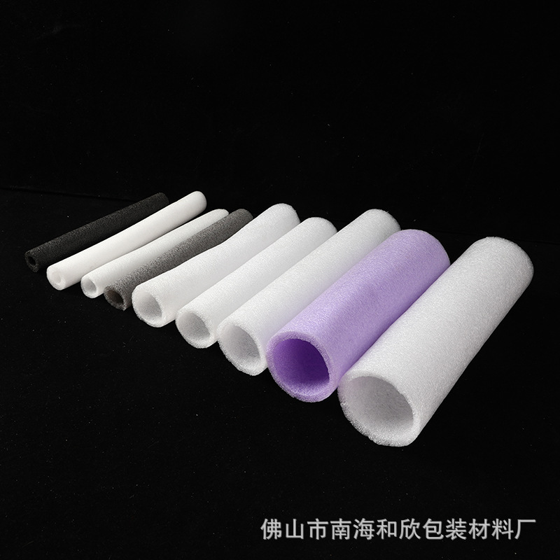 工厂直供珍珠棉泡沫空心圆管65*85化妆品玻璃瓶罐子包装