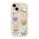 Three-dimensional doll cloud chain for Apple 14 phone case iphone13promax silicone soft case cute xs