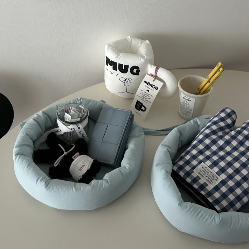 Ins風韓国の雑物の純色の収納かごの玄関はリビングのアクセサリーのデスクトップの物かごの小さいかごを開けてかごを整理します。