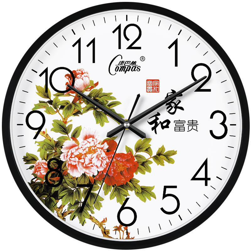 Black frame peony style