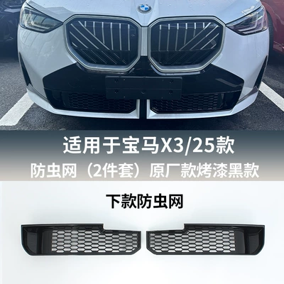 Suitable for 25 Models of Bmw X3, Automobile anti-insect net - net-downbaked-black-paint