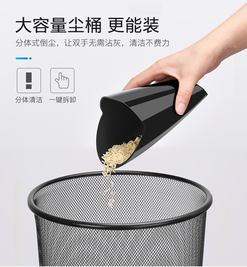 Car Vacuum Cleaner, Small Car Vacuum Cleaner for Use in the Car, Powerful Wireless Rechargeable Handheld Vacuum Cleaner for Both Home and Car Use, with Strong Suction