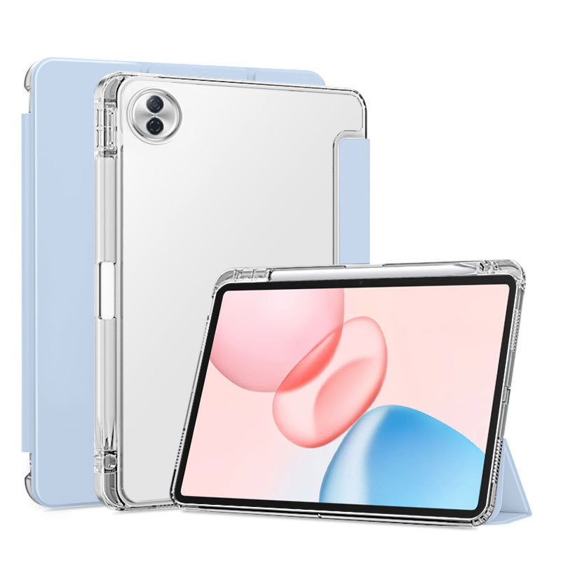 Honor タブレット 10 保護カバーに適した新しい HEY3-W00 磁気 70% off ペンスロット付き透明つや消しソフトケース|undefined