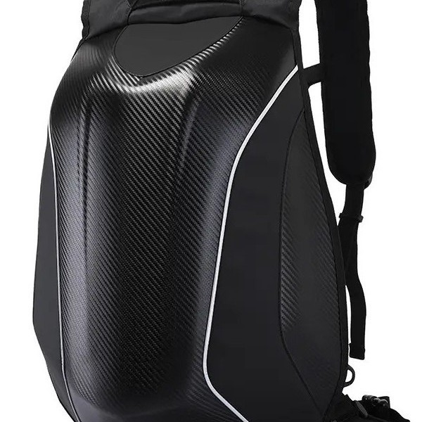 Motorcycle Motorcycle Leisure Backpack Waterproof Large Capacity Hard Shell Backpack Carbon Fiber Backpack